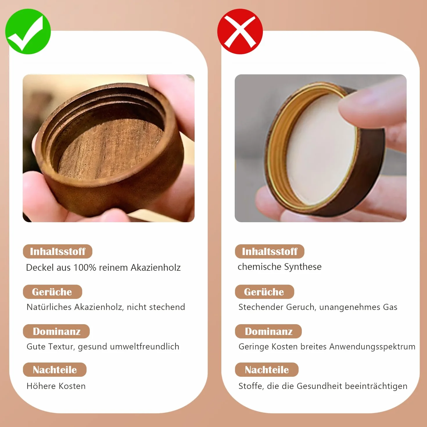 Pojemnik na przyprawy z drewna akacjowego 24 x 120 ml, zestaw słoików okrągłych