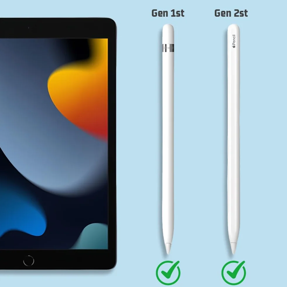flintronic Końcówka do Apple Pencil, 4 sztuki wskazówek, wysoka czułość końcówki, akcesoria wymienne końcówki, do Apple Pencil 1. i 2. generacji (biały x 4)