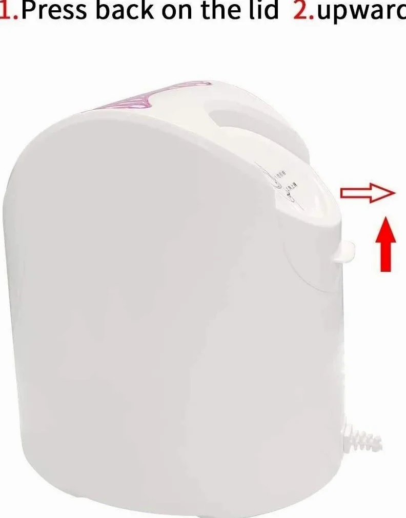 Steamer do twarzy, Nano Ion Steamer do twarzy Ciepła mgiełka Nawilżający parowiec do twarzy Domowa sauna SPA, Oczyszczanie porów Usuwa zanieczyszczenia zaskórników