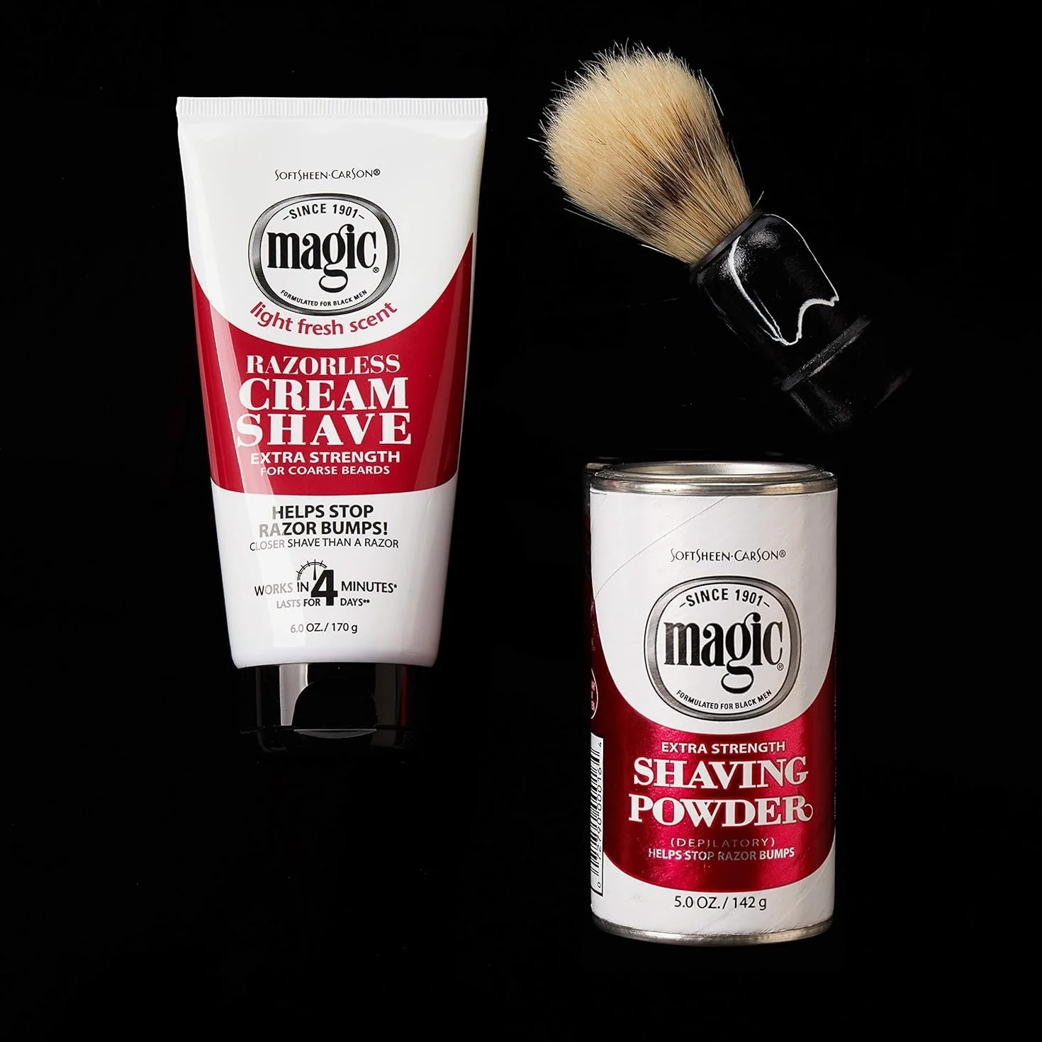 Magic krem do usuwania włosów i golenia, ekstra mocny, do grubych bród, 170 g