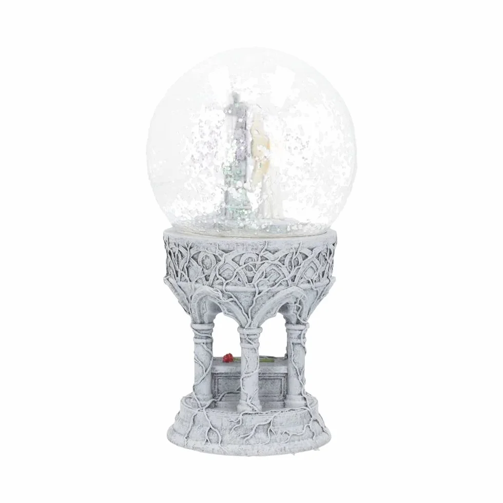 Nemesis Now Love Remains Snowglobe Anne Stokes 18,5 cm żywica szkło woda kość słoniowa