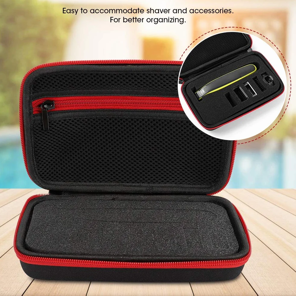 Twardy futerał na etui na maszynkę Philips Oneblade QP2520 / 90/70, organizer podróżny do przenoszenia lub golarkę elektryczną Philips Oneblade QP2520 / 90/70 na mokro i na sucho (nr 2)
