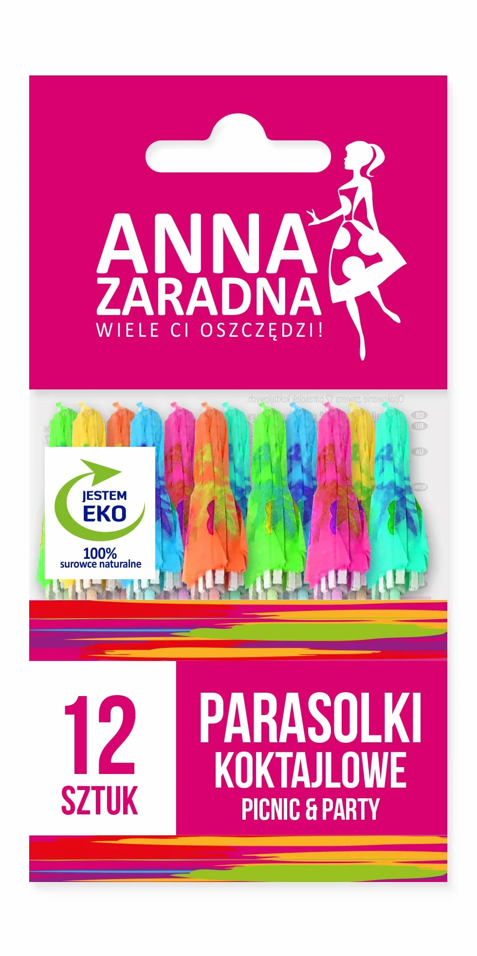 Anna Zaradna Parasolki koktajlowe 12 szt