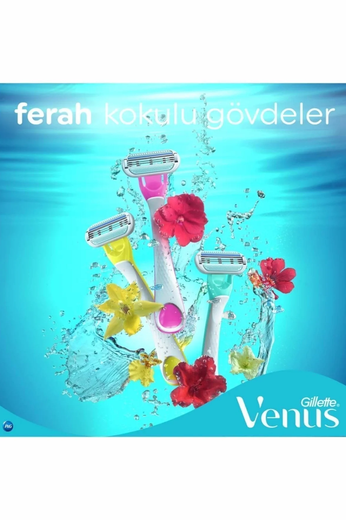 Venus 7702018426263 Jednorazowe Maszynki Do Golenia, 3 Sztuki, Wielokolorowy