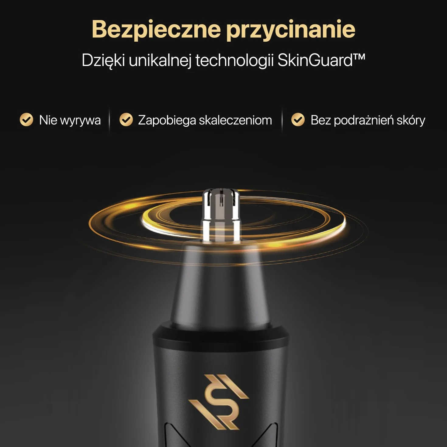 2 w 1 trymer do włosów – do brwi i uszu – do nosa – depilator do uszu
