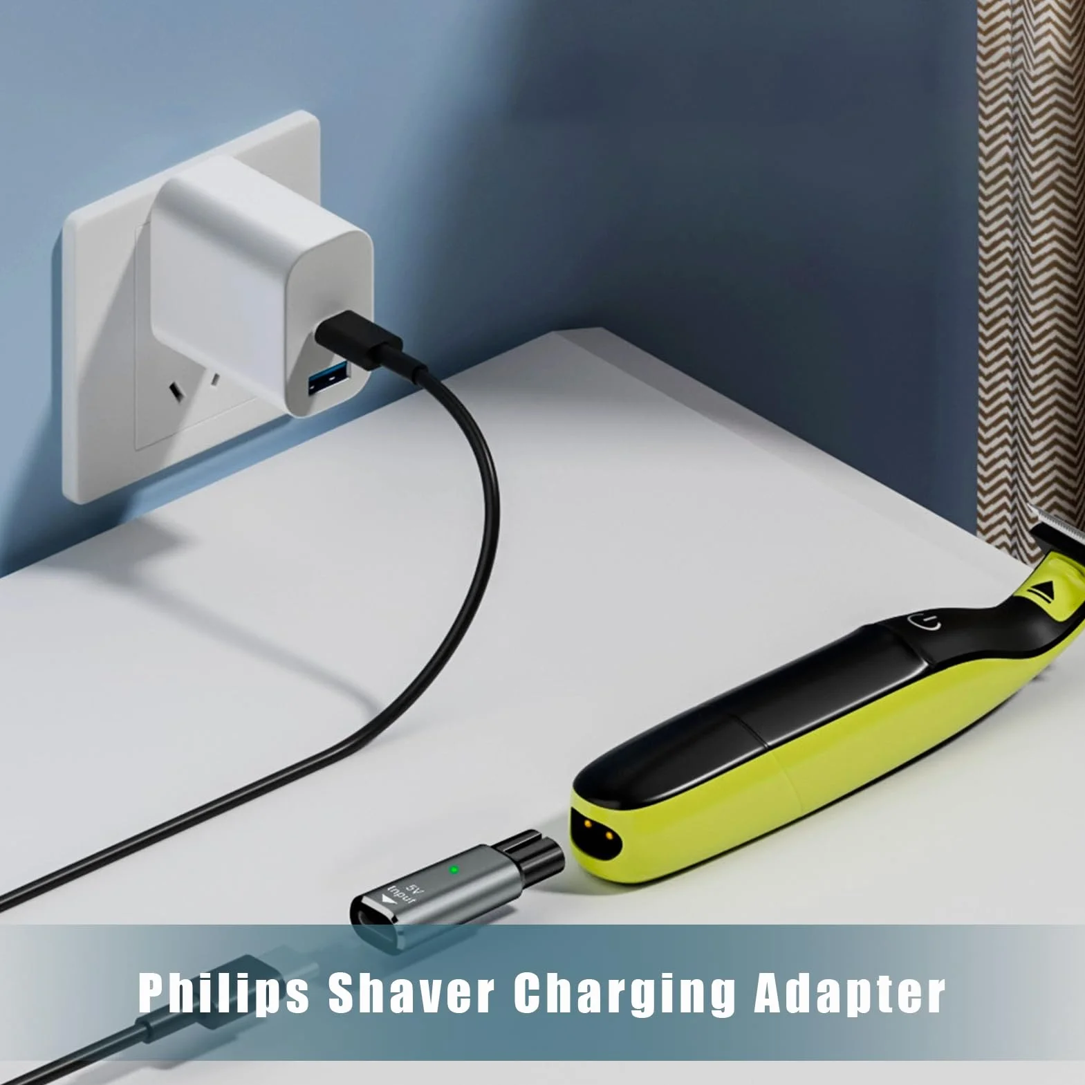 5 V USB-C adapter ładowark, do golarki Philips One Blade QP2734 QP2824 QP2724 QP2834