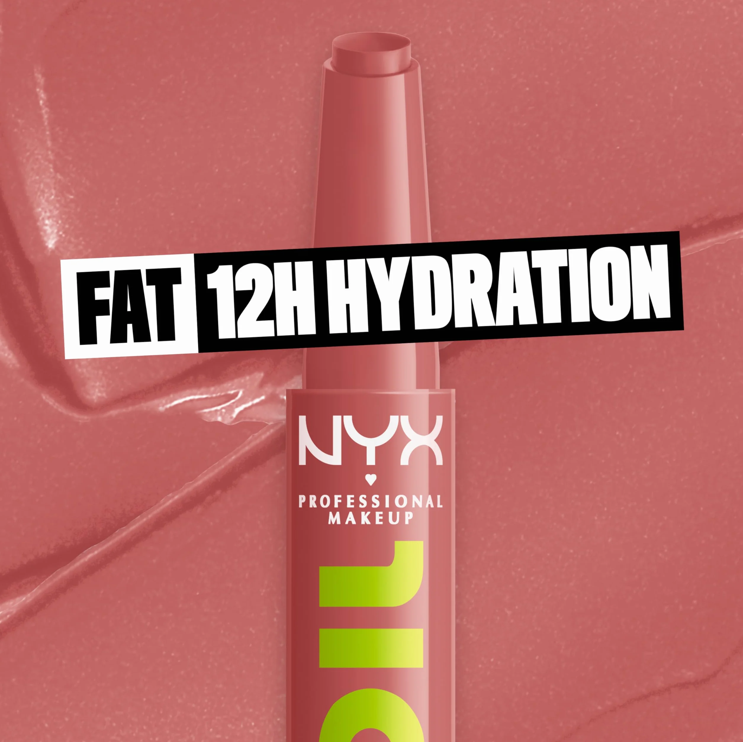 Nyx Professional Makeup - Przyciemniany balsam do ust - Przyciemniane i nawilżone usta - 12 godzin nawilżenia - Wzbogacony pigmentami - wegańska formuła - Fat Oil Slick Click- Odcień : Caption This