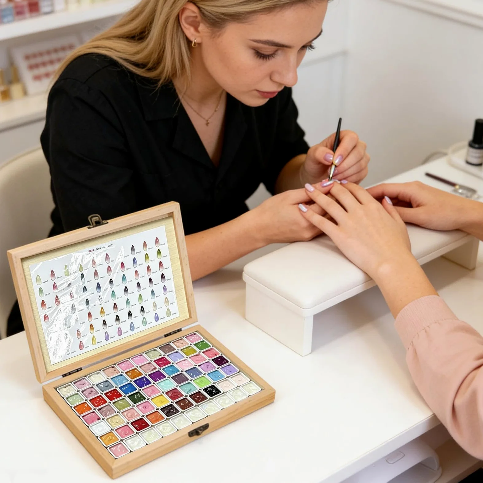 Żel Do Malowania Paznokci Paleta 70 kolorów manicure artystycznego z | Żel Do Malowania Paznokci dla początkujących, kobiet, dziewczyn, w domu, salonie, podróży, na imprezy, s