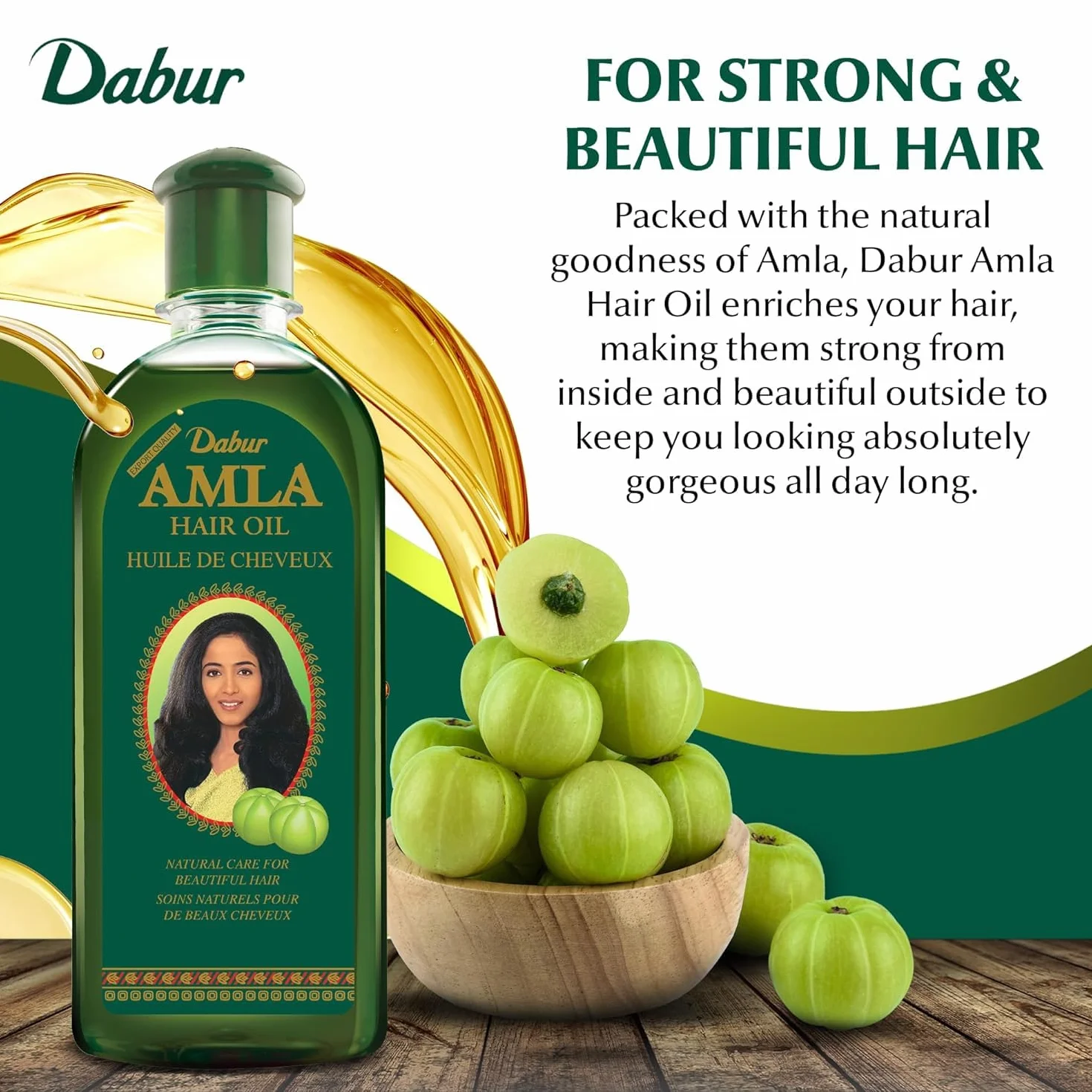 Dabur Amla Olejek do Włosów 100 ml (pudełko)