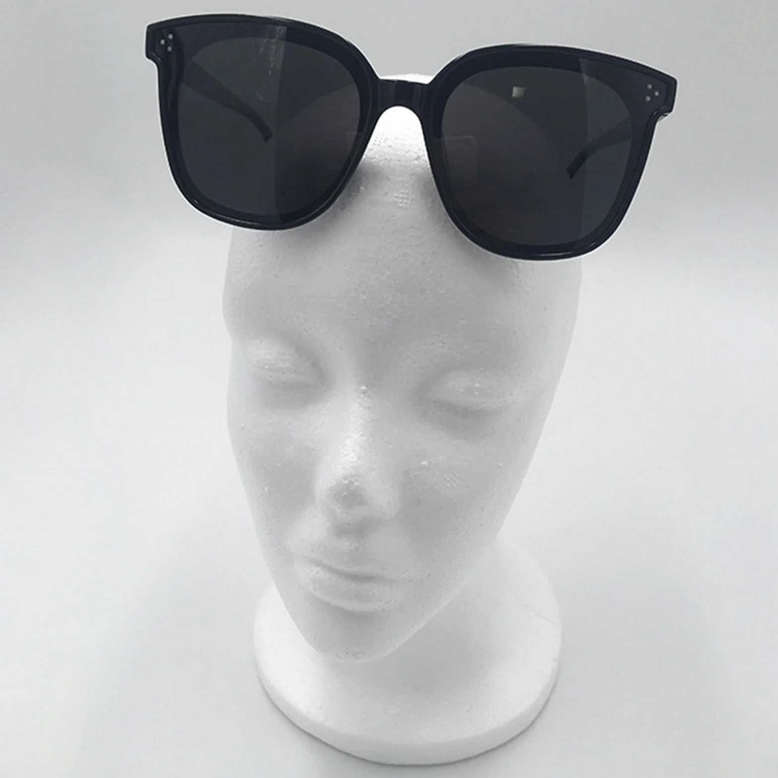 Styropianowa głowa modelowa głowa do czapek, kobieca głowa peruki z pianki, stojak na perukę, kapelusze, peruki, okulary przeciwsłoneczne, szaliki