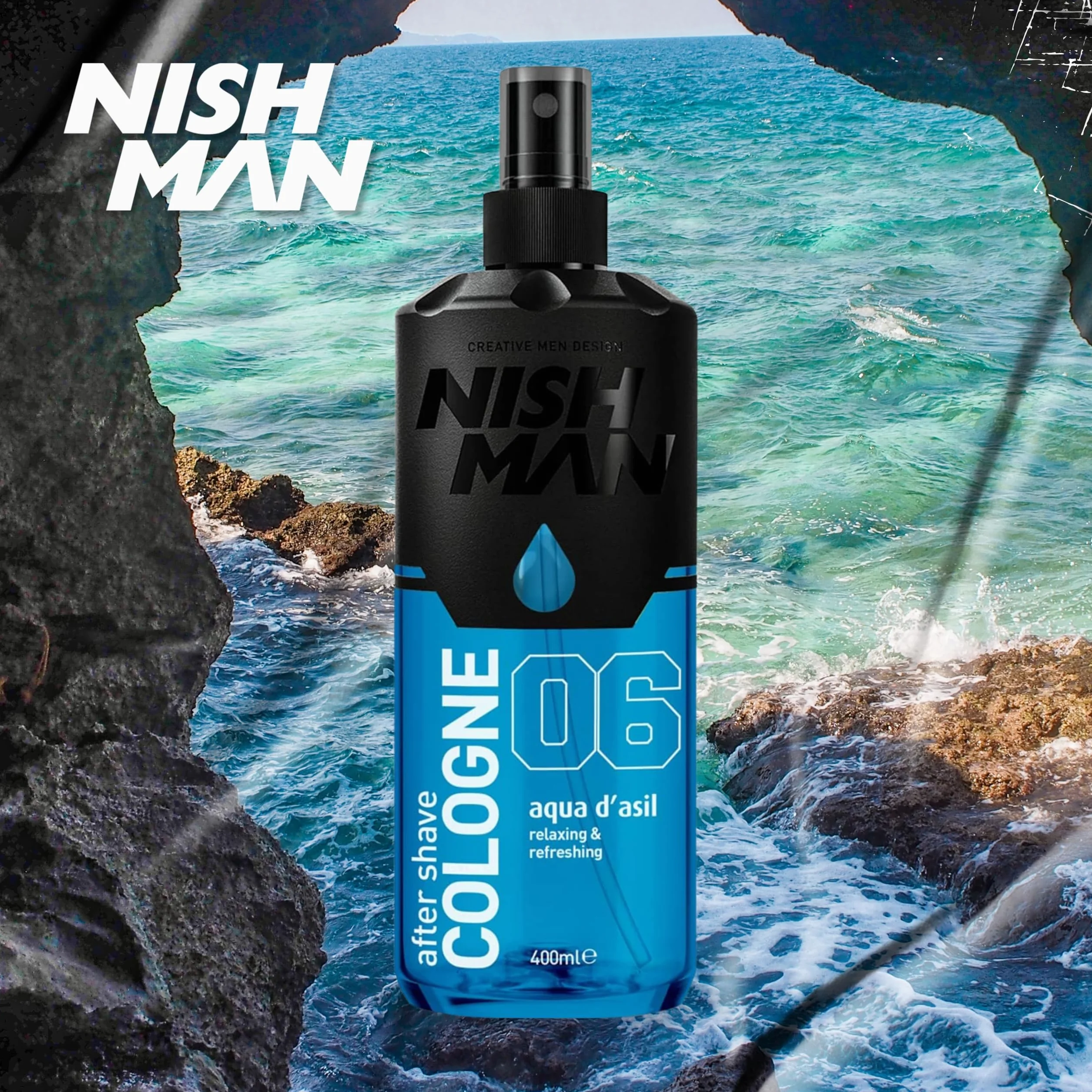 Nishman - 06 Aqua d'Asil - Aftershave, Woda po goleniu 400ml
