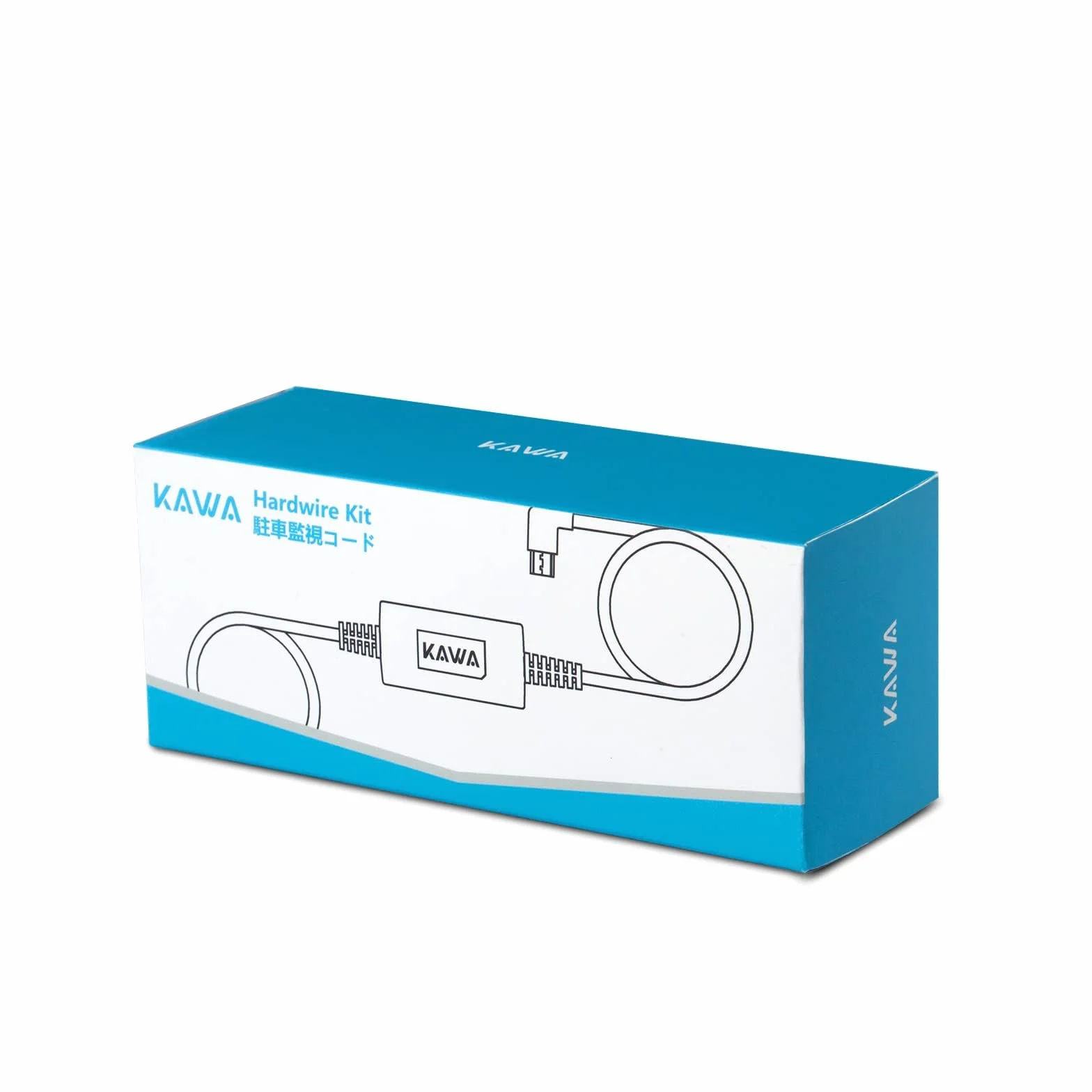 KAWA Dashcam - Zestaw do stałego podłączenia samochodowego, kompatybilny z modelami D5 i D6. Port Micro-USB
