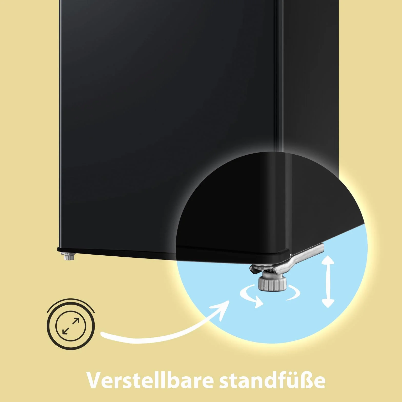 Comfee RCD115DK2 lodówka z zamrażarką 80 l stołowa czarna 84,5 cm 47,5 cm 137 kWh/rok