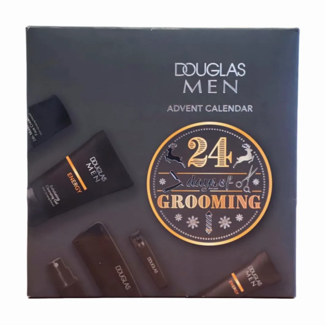 Douglas Adv Męski kalendarz Beauty – ekskluzywna edycja – 24 produkty do pielęgnacji kosmetyków, kalendarz adwentowy dla mężczyzn, kalendarz bożonarodzeniowy o wartości 140 €, dla mężczyzn