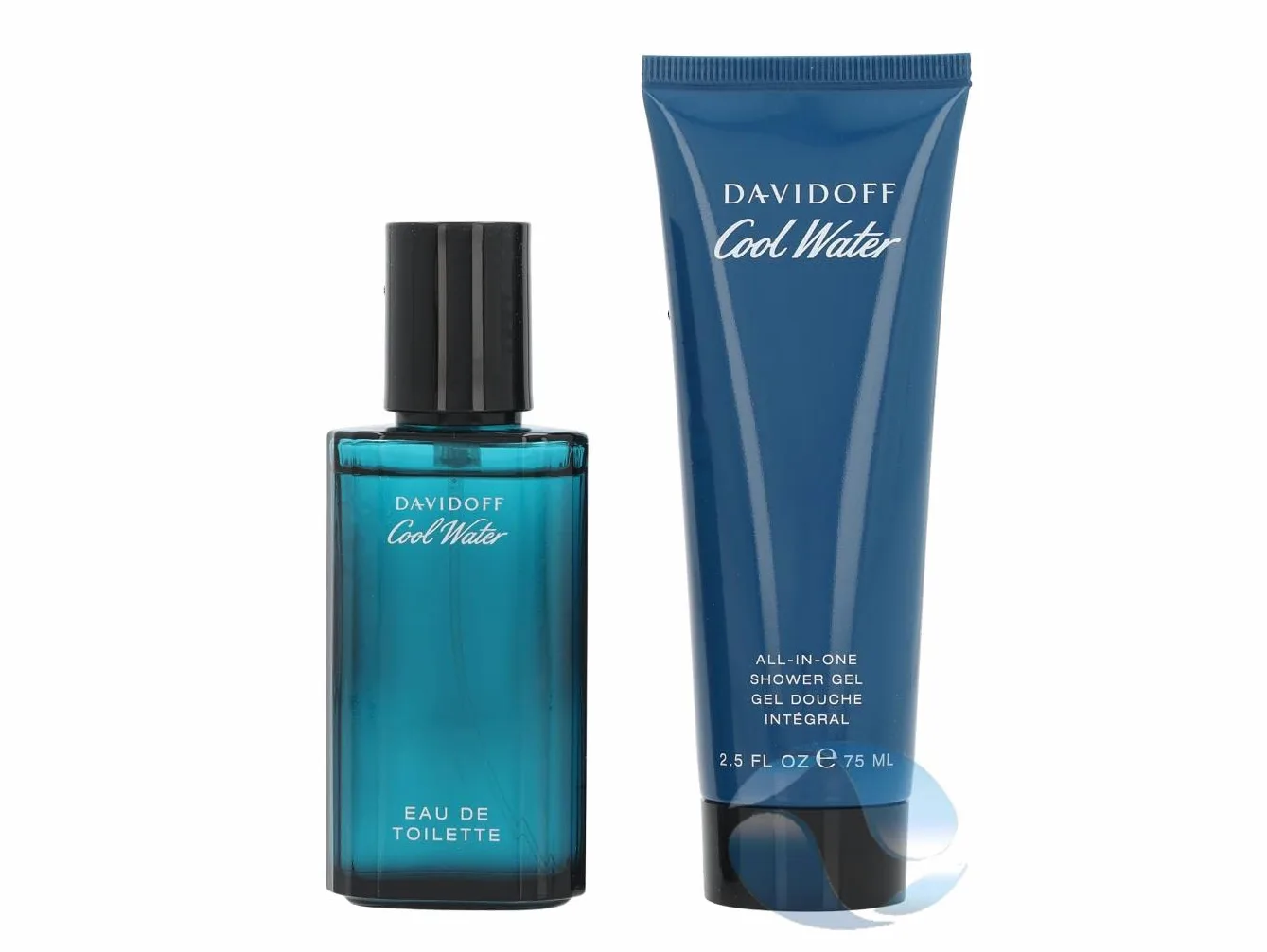 Davidoff Cool Water zestaw zapachów 40 ml EdT Spray + żel pod prysznic 75 ml (1 opakowanie)