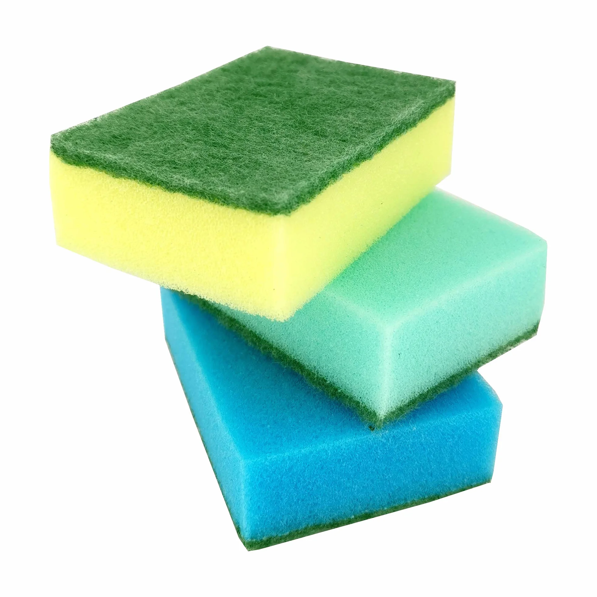 IDEA HOME Zestaw 5 Dużych Gąbek Kuchennych XXL Dwustronne Gąbki do Naczyń 100x70x30 mm