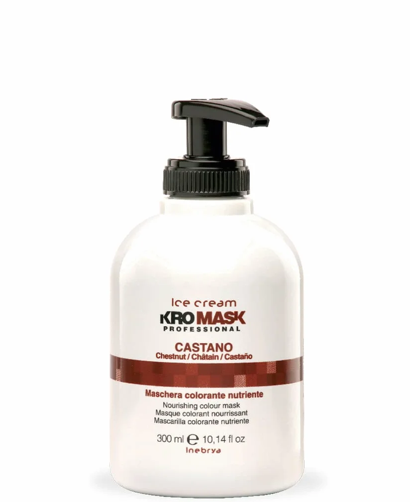 KROMASK Koloryzująca i pielęgnująca maska do włosów 300 ml 654 CASTANO