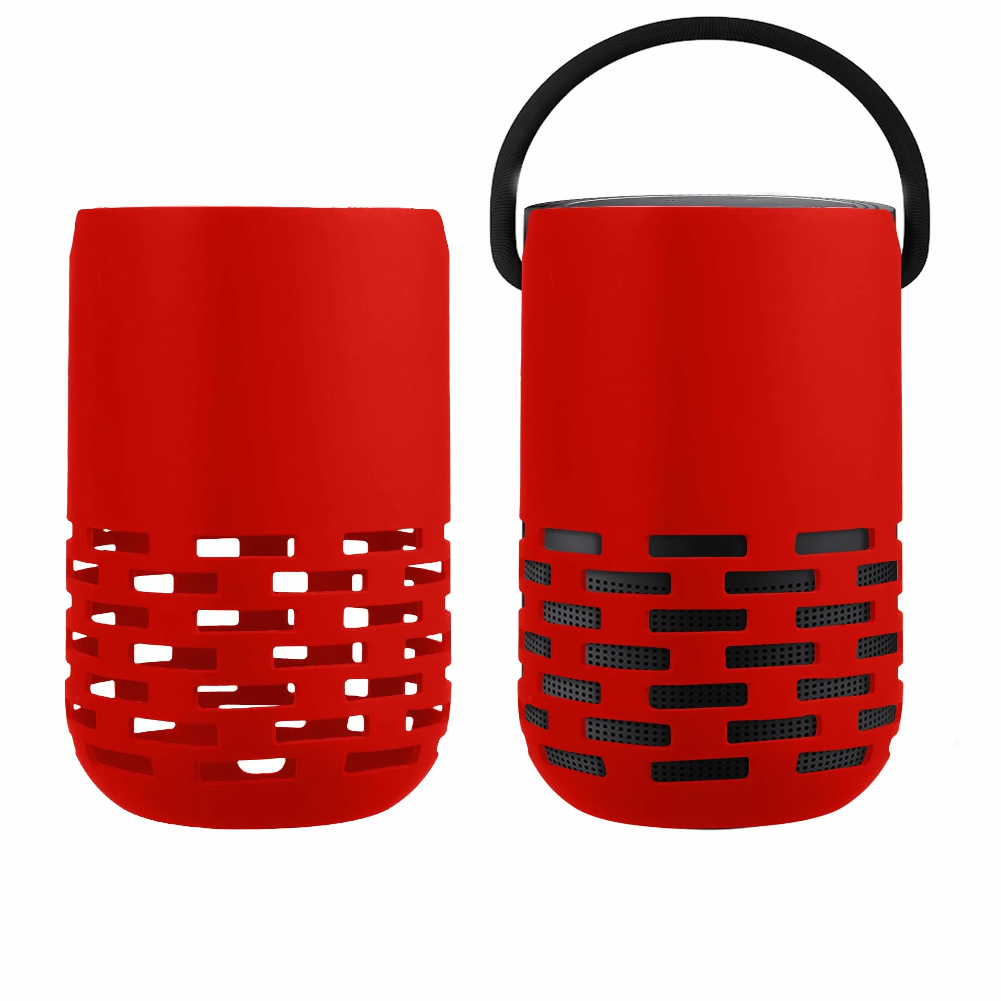 kwmobile Silikonowe etui kompatybilne z głośnikiem Bose Portable Home Speaker - czerwony przenośny mini głośnik ochronny