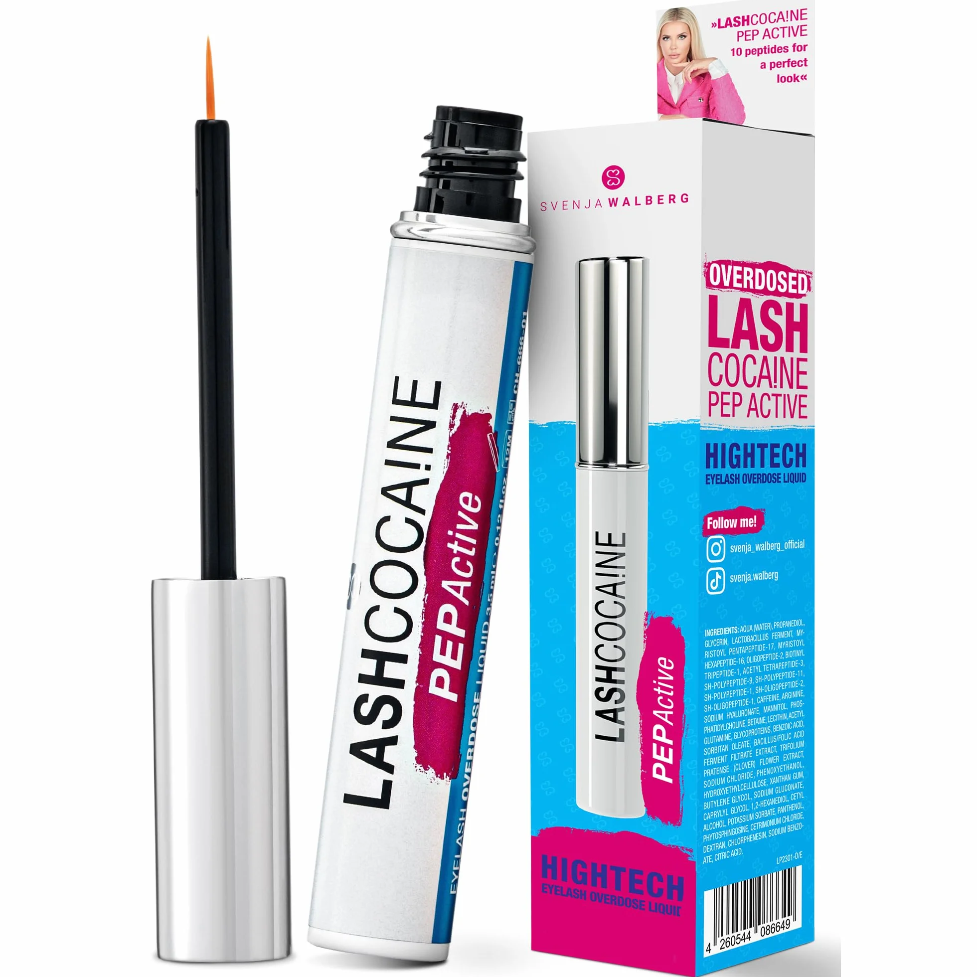 Svenja Walberg Lashcocaine Pep Active
