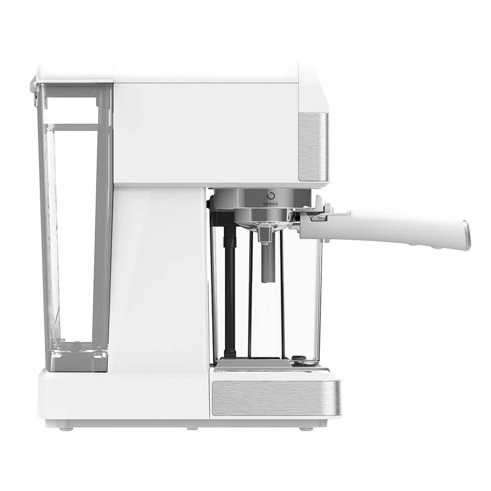 Cecotec Półautomatyczny ekspres do kawy, Power Instant-ccino, 20 barów ciśnienia, pojemność 1,4 l, system grzewczy ThermoBlock i wyjmowany zbiornik na mleko Touch White
