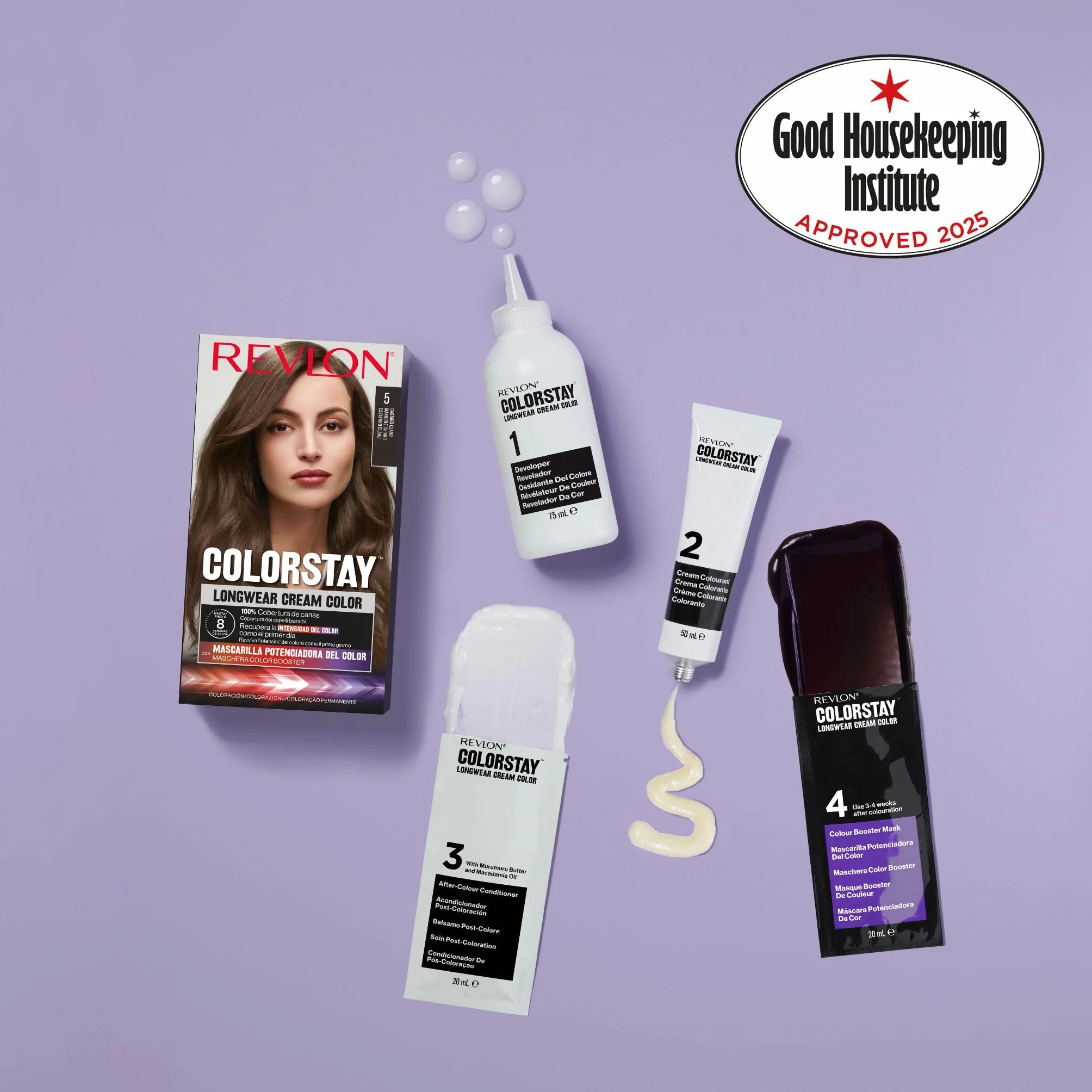 Revlon Colorstay Farba do Włosów, 1 Czarny, 165 ml