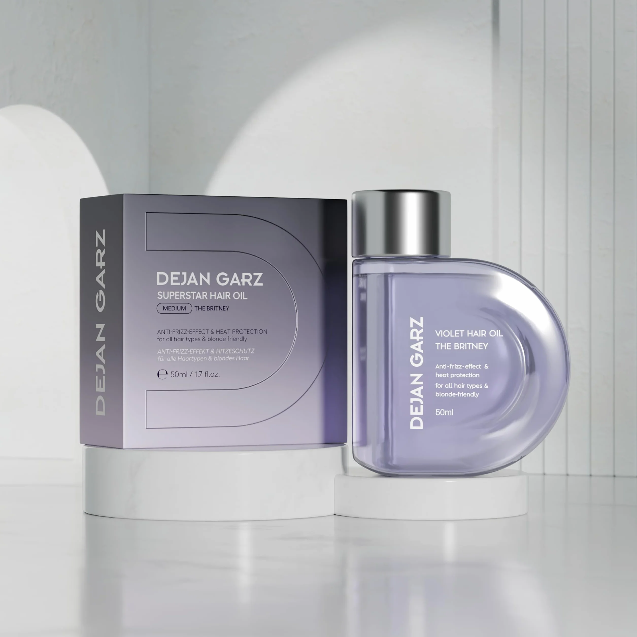 Dejan Garz The Violet Hair Oil – Olejek do Włosów Blond i Zniszczonych 50 ml