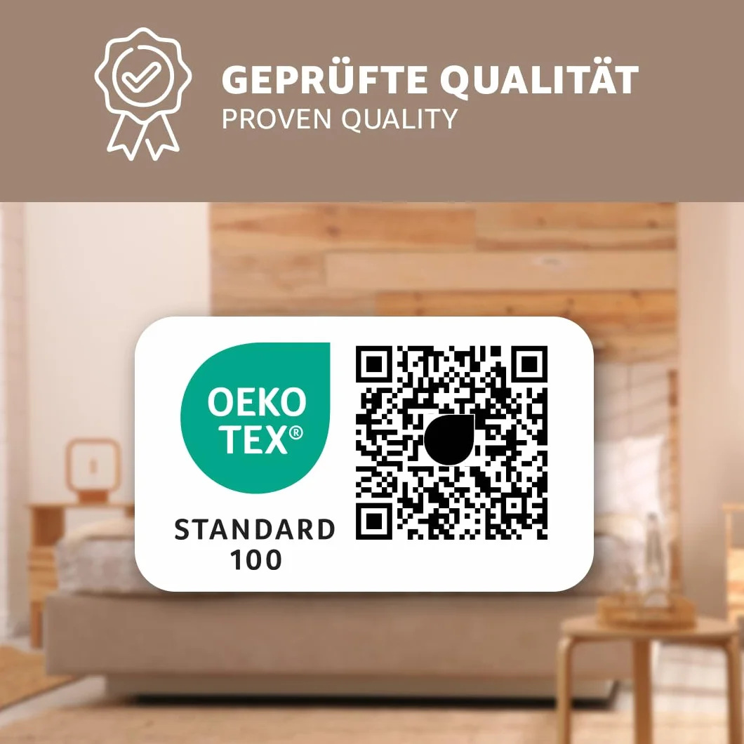 Poduszka do spania dla alergików 80x80 cm z regulacją wysokości, 2 sztuki