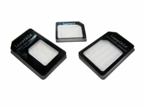 Generic SIM Adapter do konwersji SIM czarny zastosowany do 5 4S 4