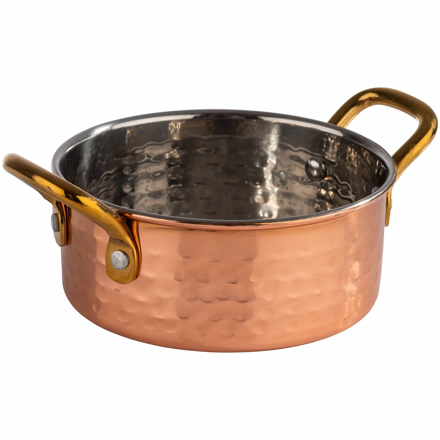 Garnek do serwowania Mumbai APS 40731, stal nierdzewna, wygląd miedzi, Ø 11,5 cm, 0,35 L