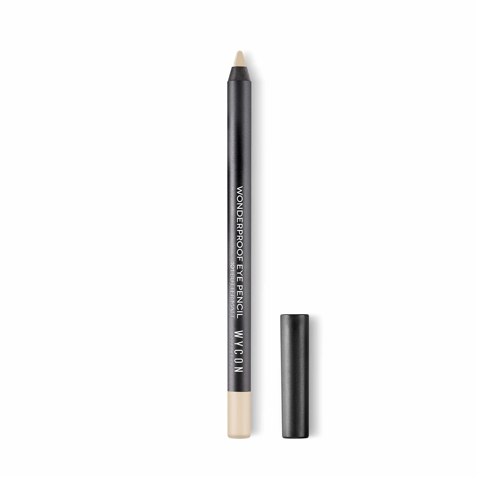 WYCON cosmetics WONDERPROOF EYE PENCIL ołówek do oczu, długotrwały ołówek do oczu, wodoodporny, precyzyjny nie rozmazuje (101 BUTTER MATT)