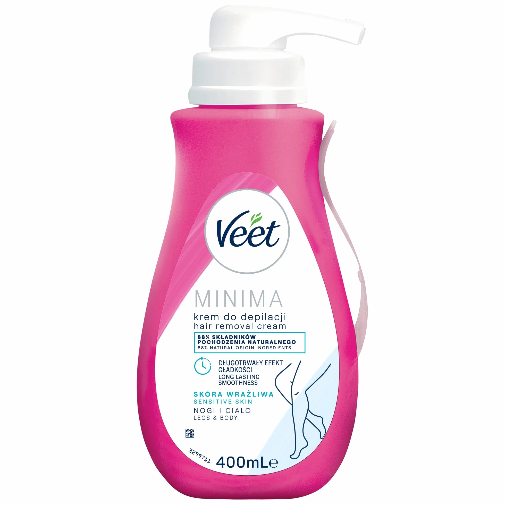 VEET MINIMA Krem do depilacji 5 min. dla skóry wrazliwej 400 ml