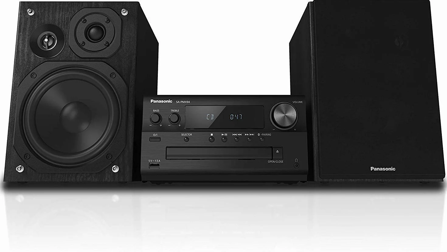 Panasonic System Micro Hifi, Czarny, 120 W