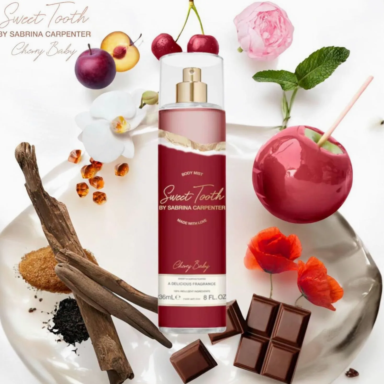 Sabrina Carpenter Sweet Tooth perfumowana woda do ciała dla kobiet różne zapachy 236 ml (zestaw)
