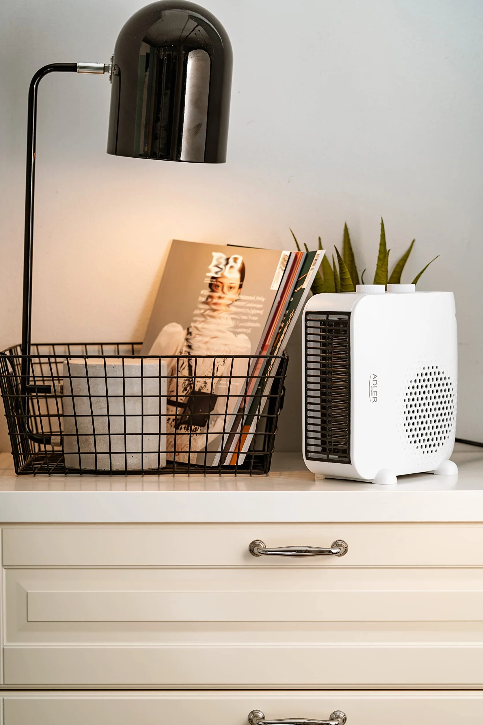 ADLER EUROPE 7725 Termowentylator biały