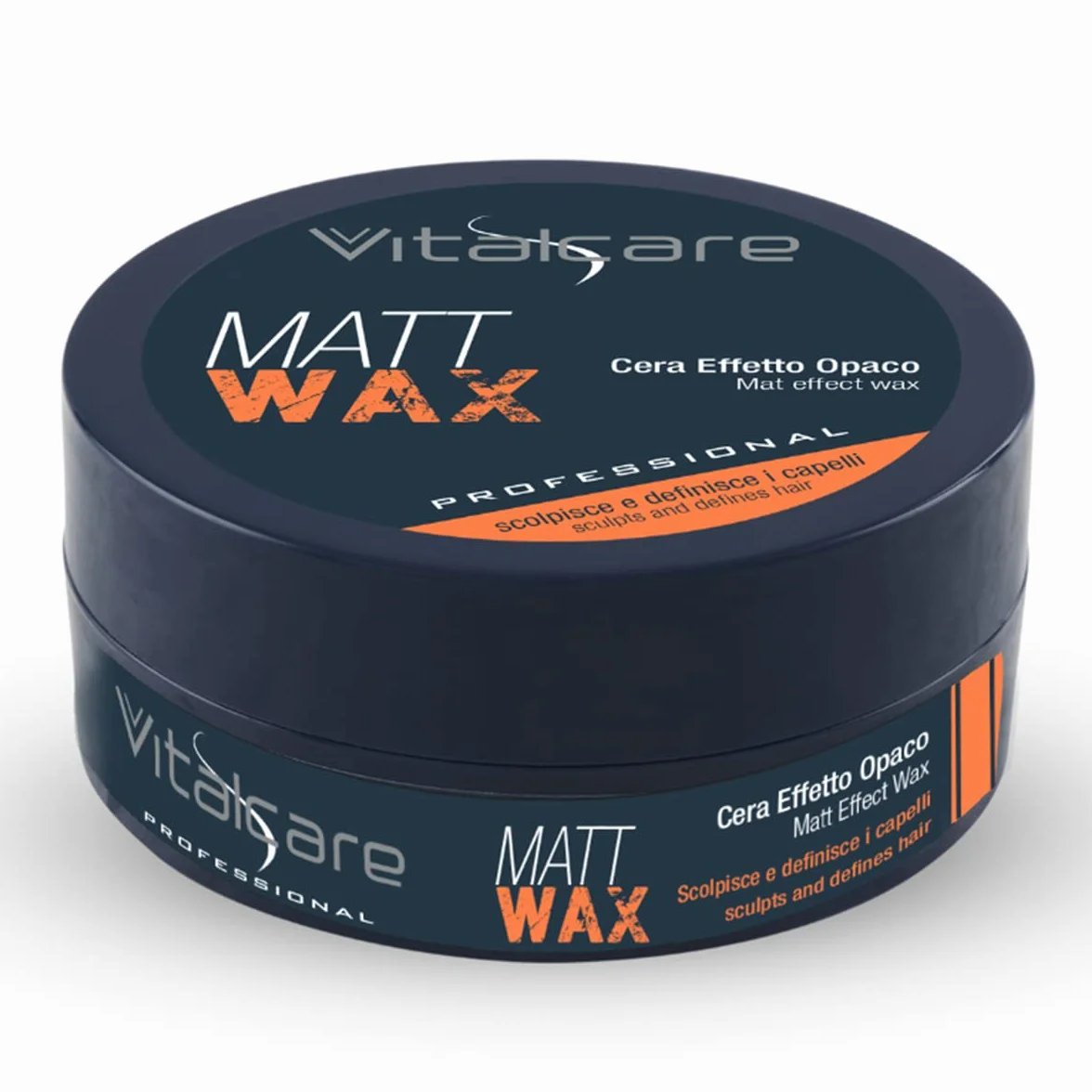 Vitalcare | Matt Wax - Wosk z efektem matowym, profesjonalny wosk do włosów męskich, do włosów bardziej wyrzeźbionych i zdefiniowanych, 100 ml
