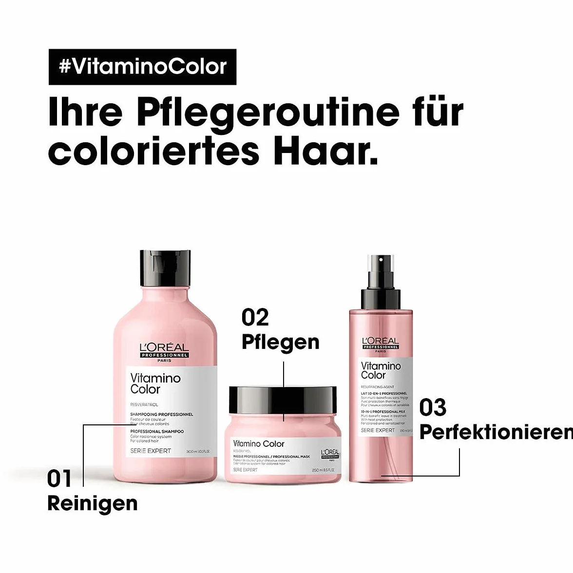 Professionnel Paris Expert Vitamino Color Maska do Włosów, 250 ml