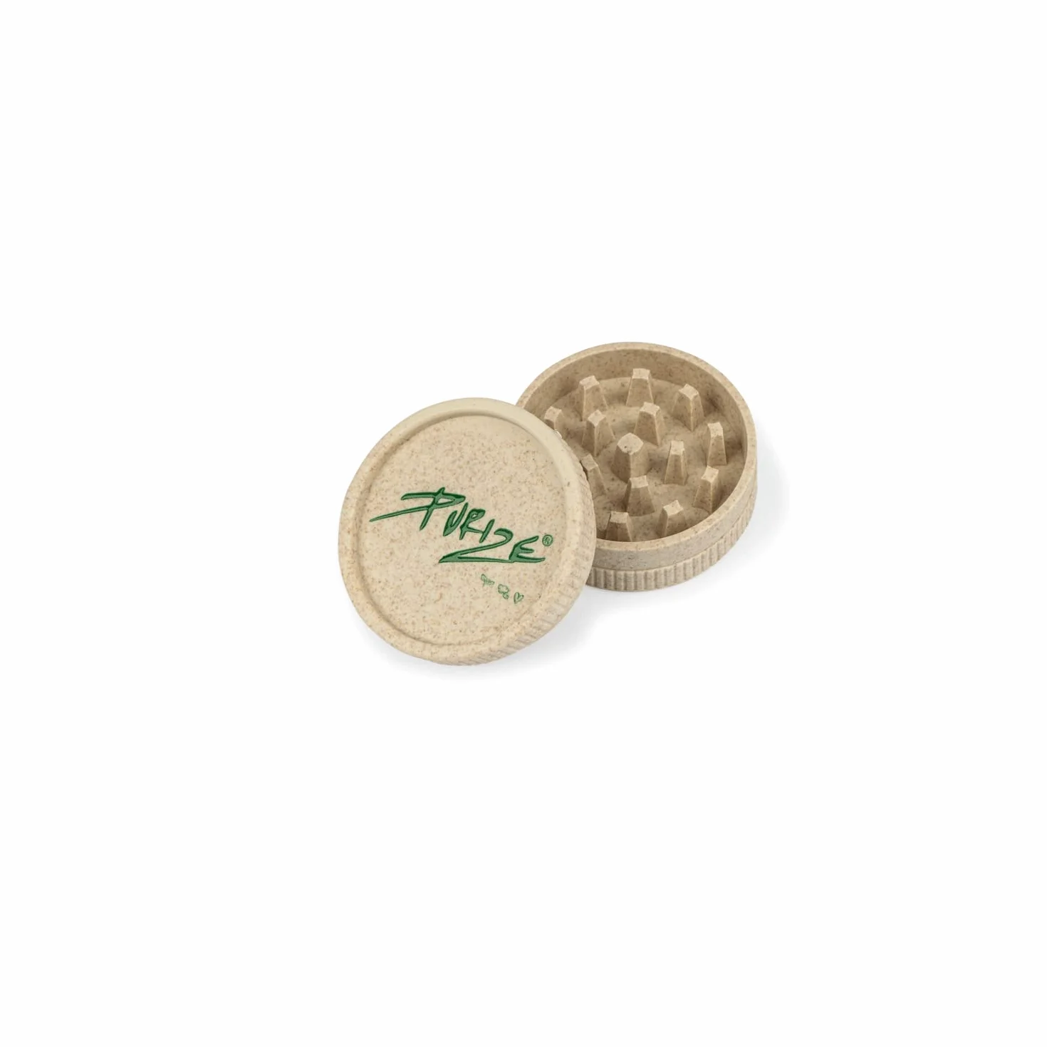 PURIZE Bio Grinder 2-częściowy młynek do ziół i przypraw 55 mm biodegradowalny
