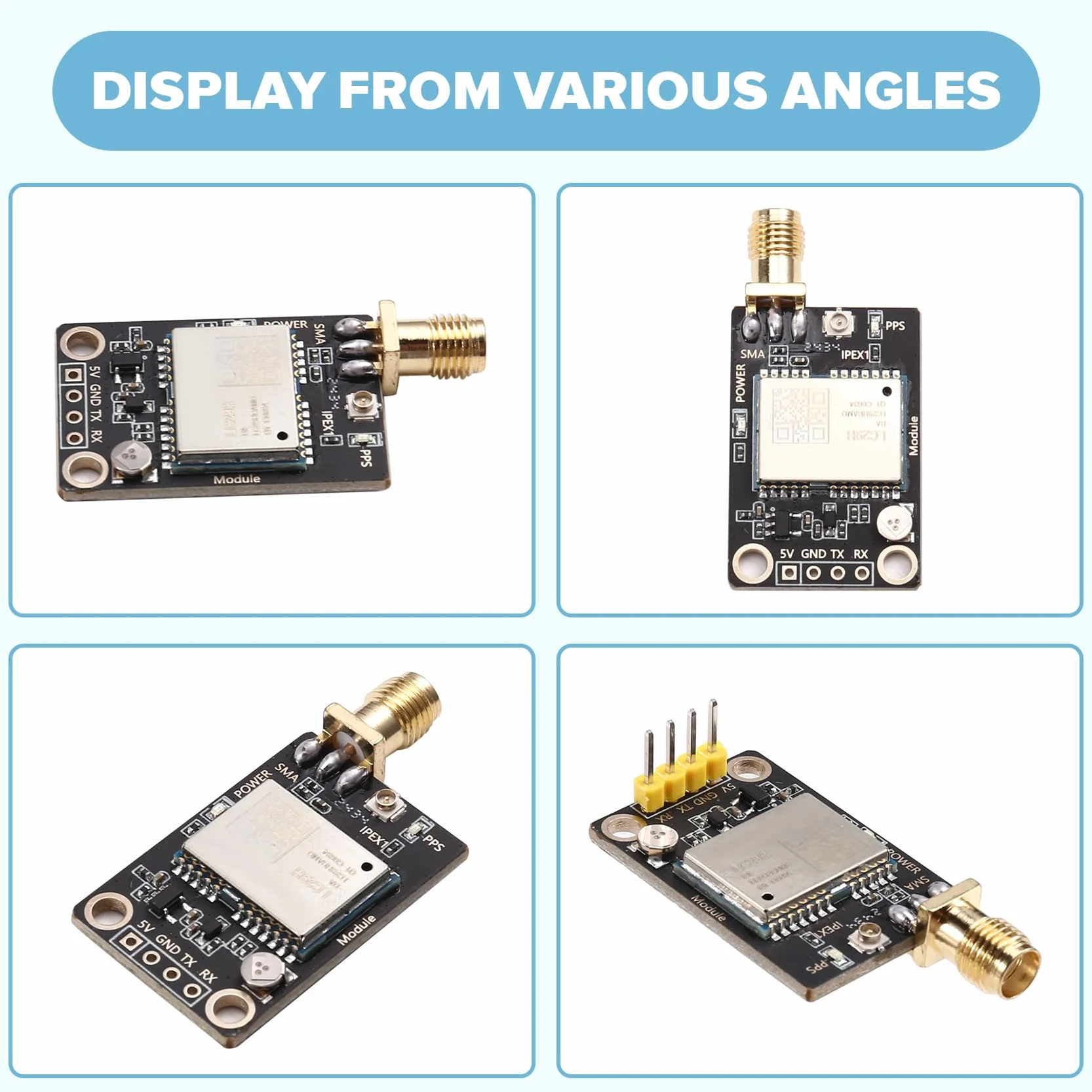RTK Base Station Board LC29H Dual Band L1 L5 GPS moduł pozycjonowania o wysokiej dokładności LC29HDA