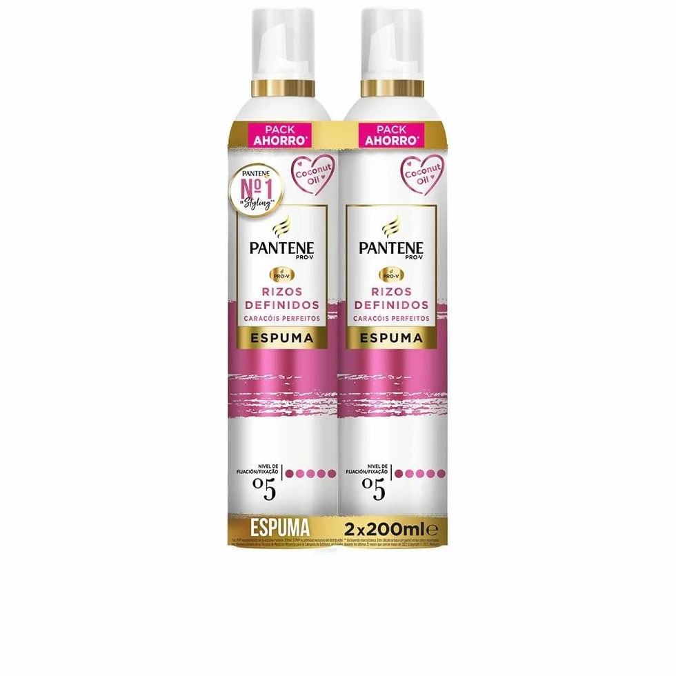 Pantene Pro-V pianka idealna odżywcza i chroniąca przed ciepłem, z olejem kokosowym, 2 x 200 ml