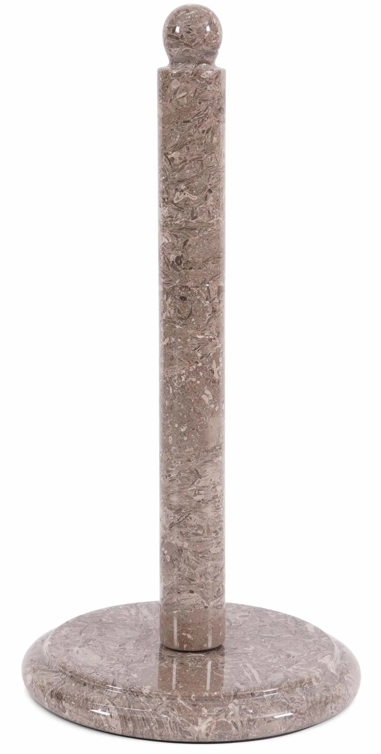 RADICALn Marmurowy uchwyt na ręczniki papierowe, blat 32 cm, oceaniczny, ręcznie robiony, stojak na ręczniki łazienkowe, uchwyty na ręczniki papierowe do dekoracji domu i kuchni
