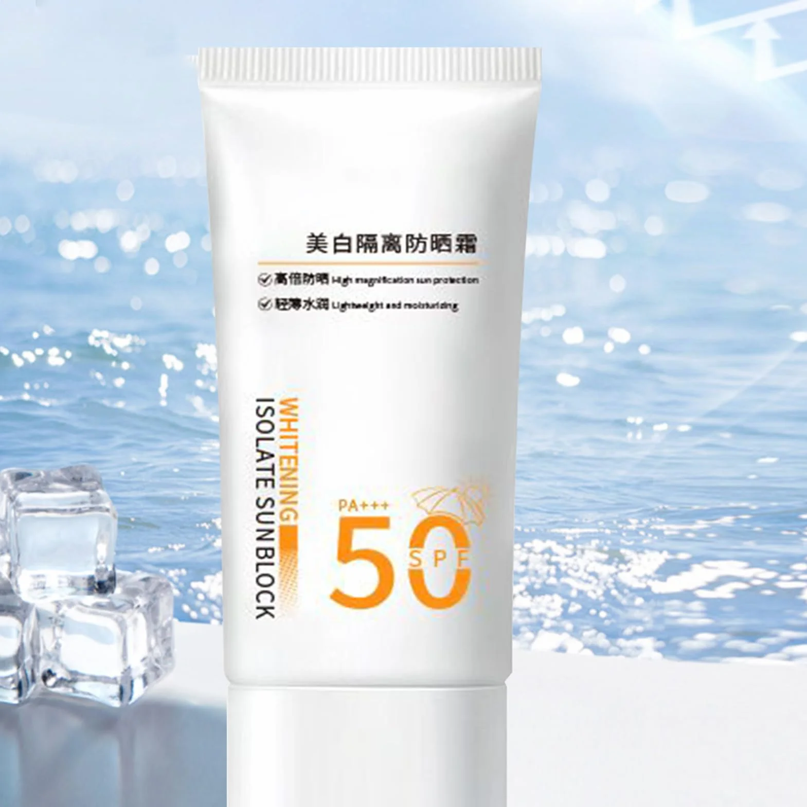 Screen SPF 50, ochrona przed promieniowaniem UV Broad Spectrum, formuła kremu, szybka absorpcja, 100 ml, do codziennego użytku, na plażę, basen, sporty outdoorowe, turystyka, podróże więcej