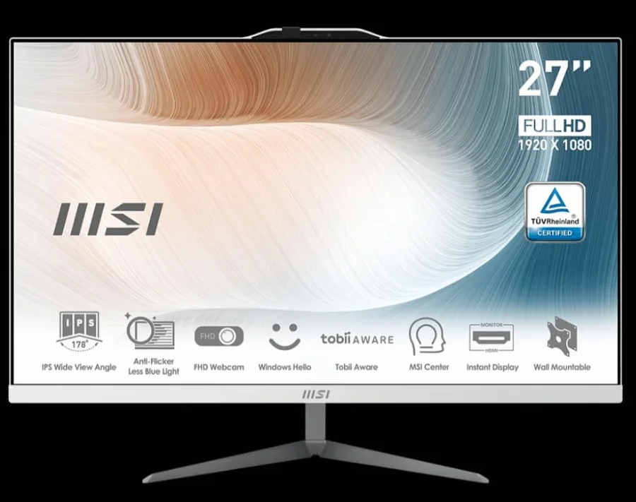 MSI Notebook Marka Model PC AIO 27 Modern AM272P 12M-416IT i5-1240P 8GB 512GB SSD White Win 11 Pro
