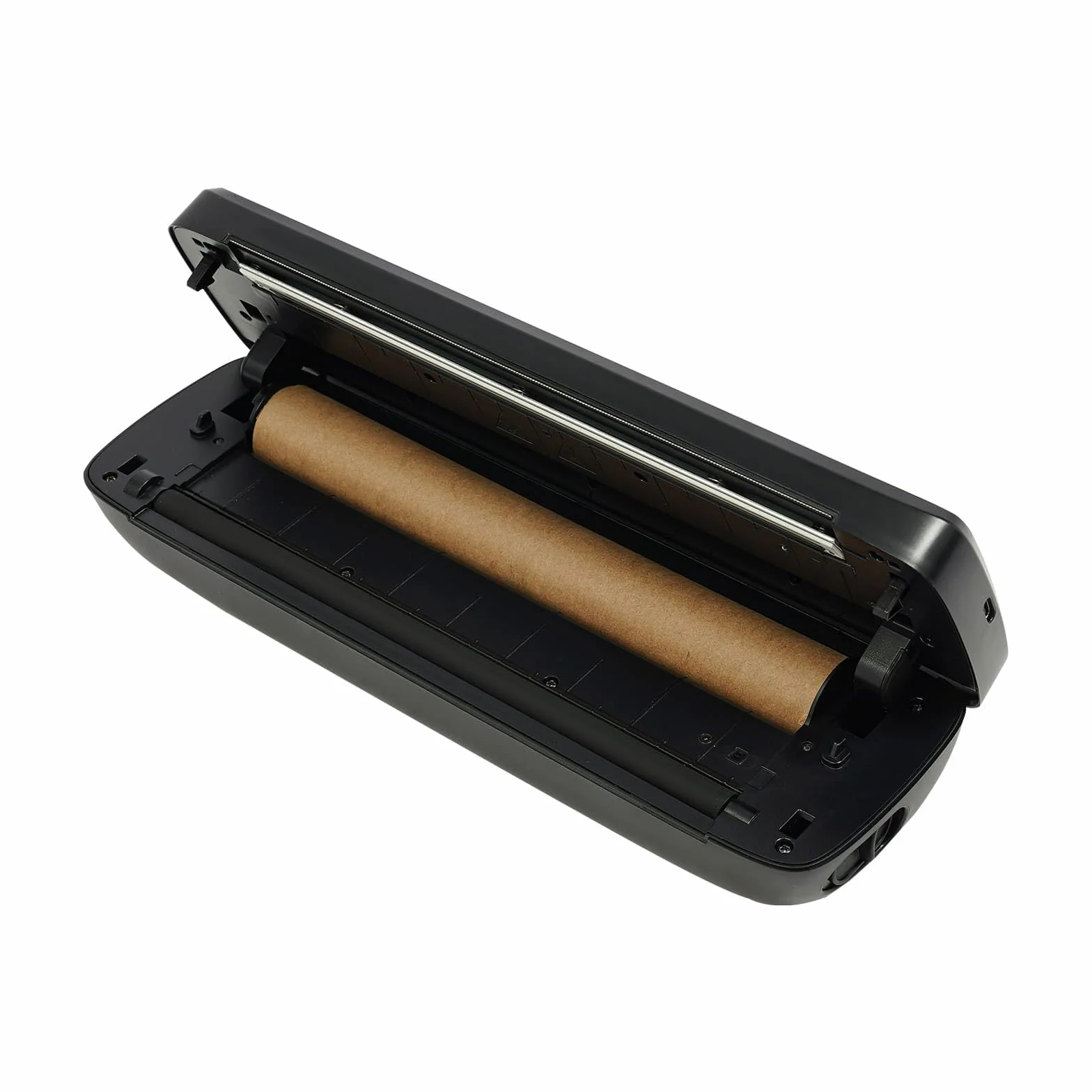 Przenośna mini drukarka termiczna, drukarka bez tuszu Bluetooth, kompatybilna z systemami Android i iOS, idealna do dokumentów, notatek, etykiet (czarna)