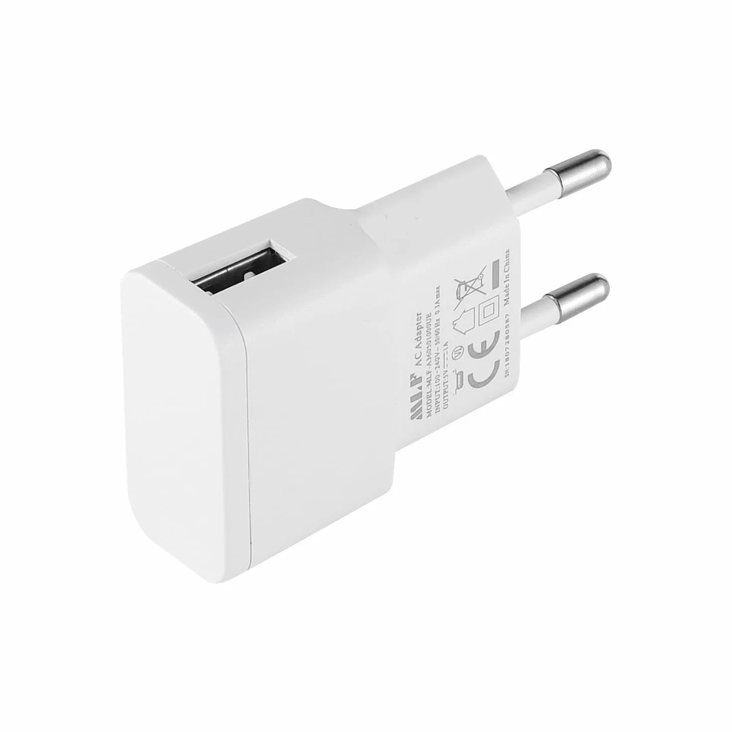 Ładowarka USB, 5 V, 1 A, 5 W, adapter sieciowy AC-DC, do kamer IP, tabletów, odtwarzaczy MP3, czytników e-booków, smartfonów, elektronarzędzi i wielu innych