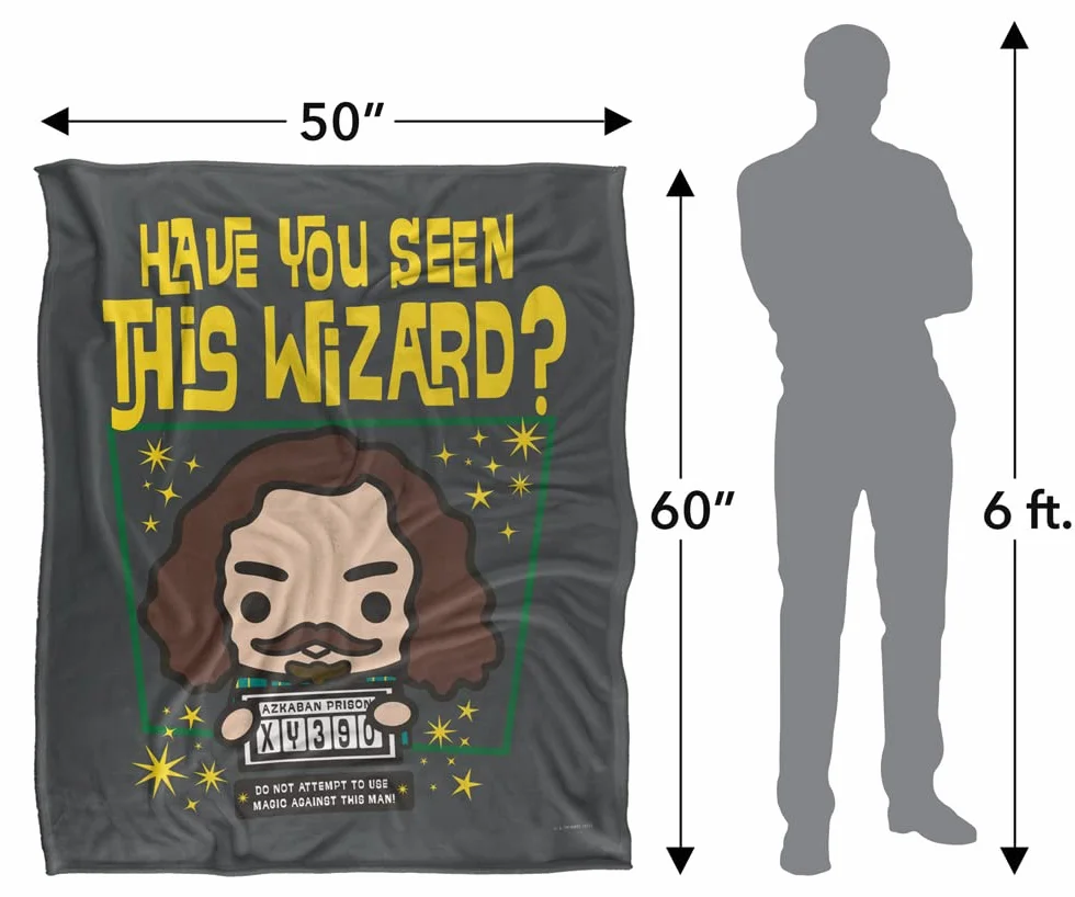 HARRY POTTER Silky Touch koc narzuta 152 x 127 cm