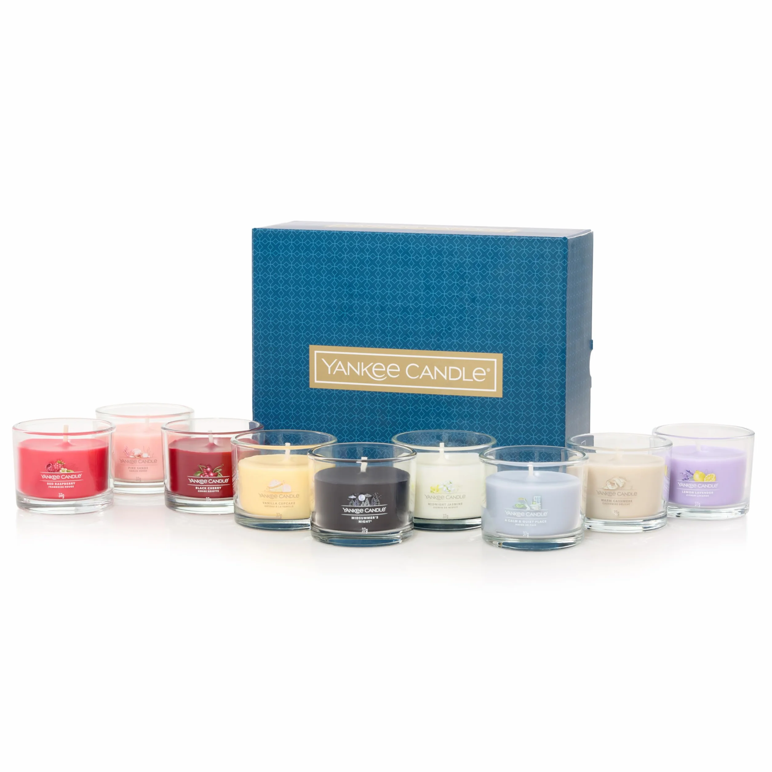 Yankee Candle Zestaw upominkowy świec zapachowych, świece wotywne, mieszanka wosku sojowego, 9 sztuk, idealne prezenty dla kobiet