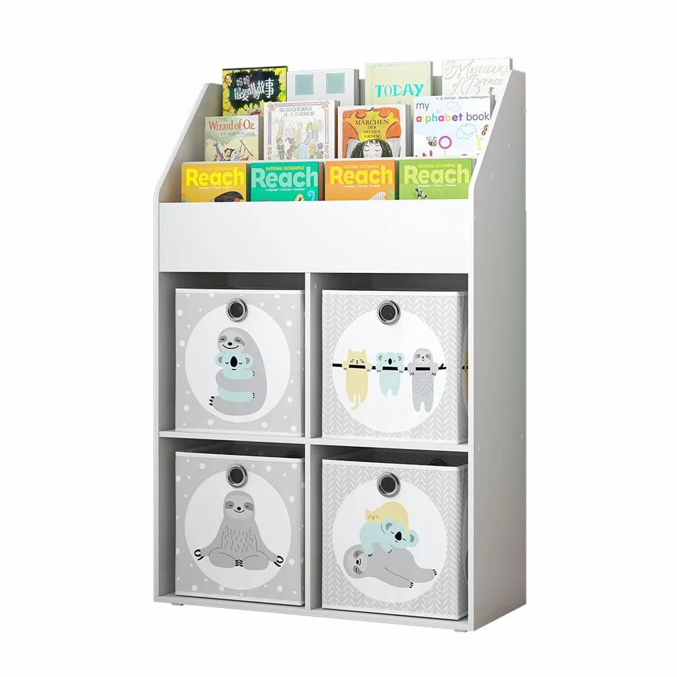 Vicco Półka dla dzieci Conny Biały 72 x 111 cm z 4 półkami