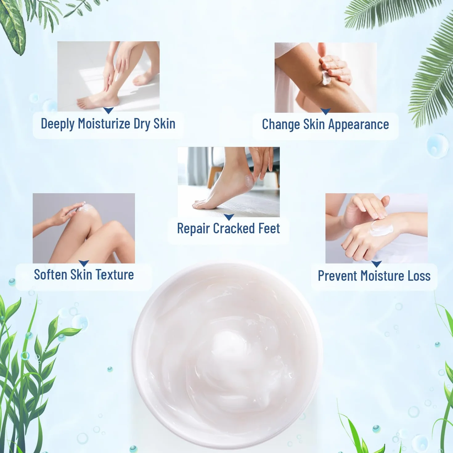 Krem Mocznikowy 40%, do Stóp i Rąk na Suche Pęknięcia, Lotion z 40% Moczniku, Maksymalna Siła, 150 g (1 Paczka)