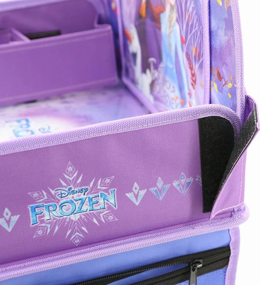 Tataway Disney Kraina Lodu Stolik Podróżny Samochód Taca Dziewczęca Elsa Anna Olaf Regulowany Stół z Kieszeniami