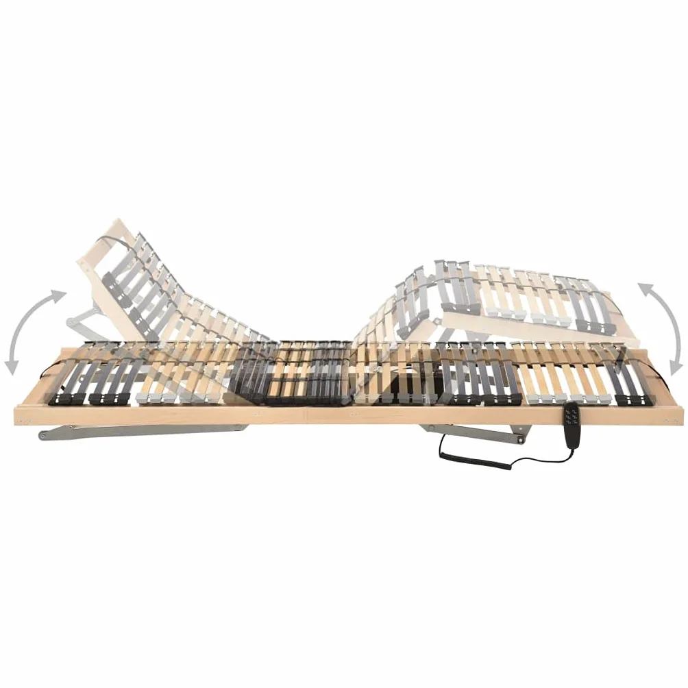 vidaXL Elektryczny stelaż do łóżka 80x200 cm 7 stref 42 listwy